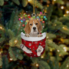 Laden Sie das Bild in den Galerie-Viewer, Niedliche Weihnachtssocken-Hundeverzierung
