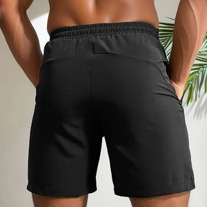 Shorts für Herren mit Briefdruck und Kordelzug in der Taille