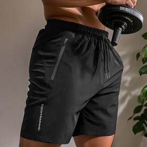 Shorts für Herren mit Briefdruck und Kordelzug in der Taille