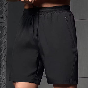 Shorts für Herren mit Briefdruck und Kordelzug in der Taille