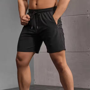 Shorts für Herren mit Briefdruck und Kordelzug in der Taille