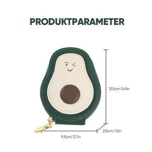 Mehrzweck-Kartenhalter und Münzbörse in Avocadoform