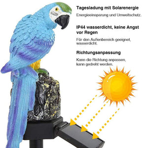 💥Wasserdichtes Solar-Eulen-Papageienlicht💥