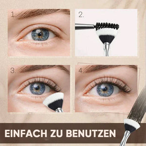 Faltbare, gewellte Wimpernbürste