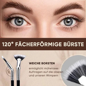 Faltbare, gewellte Wimpernbürste