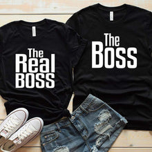 Laden Sie das Bild in den Galerie-Viewer, &quot;The Boss&quot;, &quot;The real Boss&quot; lustiges T- Shirt
