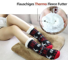 Laden Sie das Bild in den Galerie-Viewer, Thermo Fleece Super Weiche Slipper Socken
