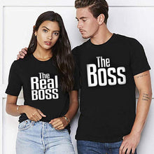 Laden Sie das Bild in den Galerie-Viewer, &quot;The Boss&quot;, &quot;The real Boss&quot; lustiges T- Shirt
