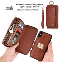 Laden Sie das Bild in den Galerie-Viewer, 3 in1 Praktische  Handtasche Mit Magnetischer Telefonkasten Für iPhone
