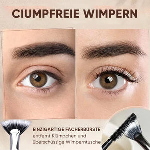 Faltbare, gewellte Wimpernbürste