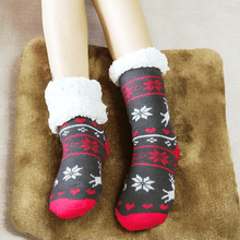 Laden Sie das Bild in den Galerie-Viewer, Thermo Fleece Super Weiche Slipper Socken
