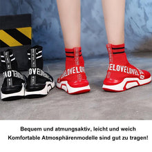 Laden Sie das Bild in den Galerie-Viewer, Sommer wilde atmungsaktive Stretch-Socken Freizeitschuhe
