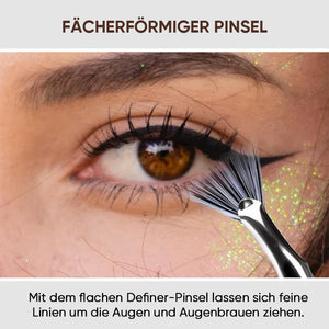 Faltbare, gewellte Wimpernbürste