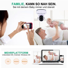 Laden Sie das Bild in den Galerie-Viewer, 360° Drehbare Drahtlose WiFi HD 720P IP-Kamera
